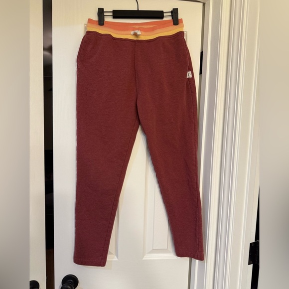 Chubbies Terry Sweatpants Men's Size Small Washed Out Red Drawstring - Picture 1 of 6